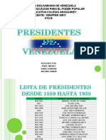 Presidentes D Venezuela