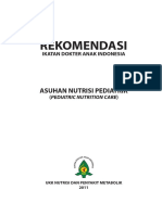 Rekomendasi IDAI Asuhan Nutrisi Pediatrik