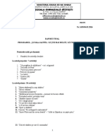Raport Final Scoala Altfel - Scoala Gistesti 2016