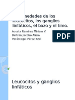 Enfermedades de Los Leucocitos, Los Ganglios Linfáticos, El Bazo y El Timo