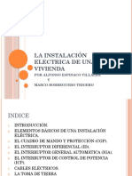 La instalacion electrica en una vivienda