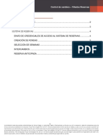 Viñedos Reservas- Control de CambINTERCAMBIOS Una vez que un cliente cuenta con sus semanas garantizadas, éste puede realizar intercambios de los siguientes tipos:  1.	Semana garantizada – Semana libre: El cliente desea cambiar una de sus semanas garantizadas, por alguna semana libre en su misma residencia o en otra residencia. El usuario selecciona la semana que desea intercambiar y selecciona la semana libre en la cual requiere el intercambio.  En este caso será enviado un correo electrónico al cliente con copia al administrador, quien será el que autorice y realice de forma manual el intercambio.  El sistema internamente debe validar que la semana garantizada del cliente se encuentre dentro de un periodo posterior a los 60 días, esto para asegurar que posteriormente dicha semana puede ser utilizada como reserva anticipada.ios v 1.0