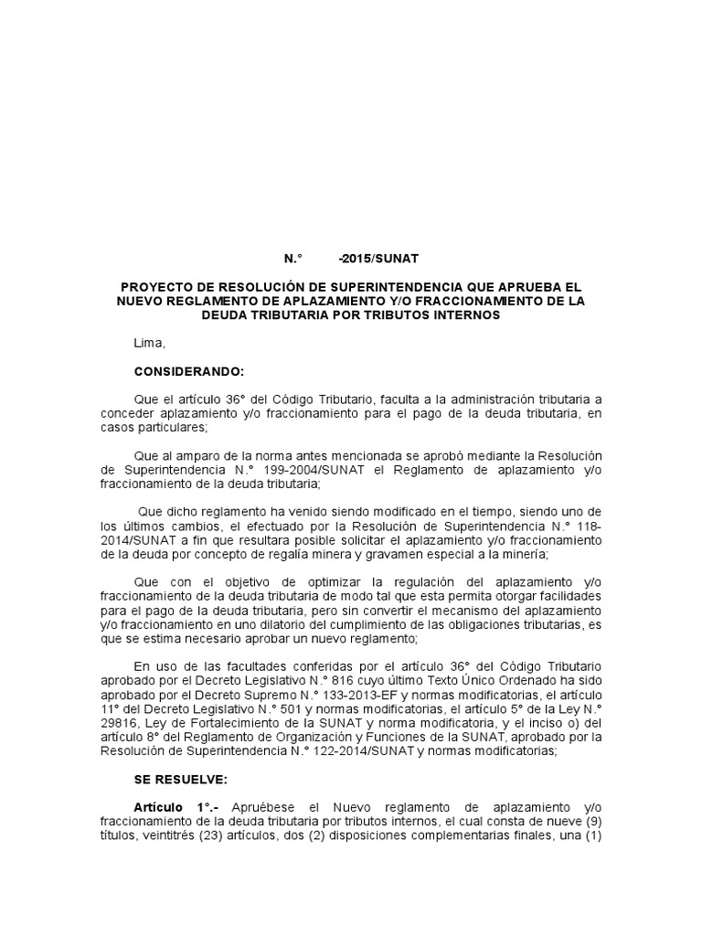 Pre Publicacion Rsfracc Pdf Pagos Liquidacion