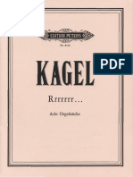 Mauricio Kagel - RRRRRRR Score (Organ)