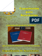Capacitación de Secretarios 2015