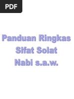 cara solat Rasulullah ringkas