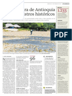 Temperatura de Antioquia supera registros historicos