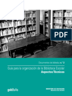 Guía de la Organización de la Biblioteca Escolar. (Ministerio de Educación - Biblioteca del Docente).pdf