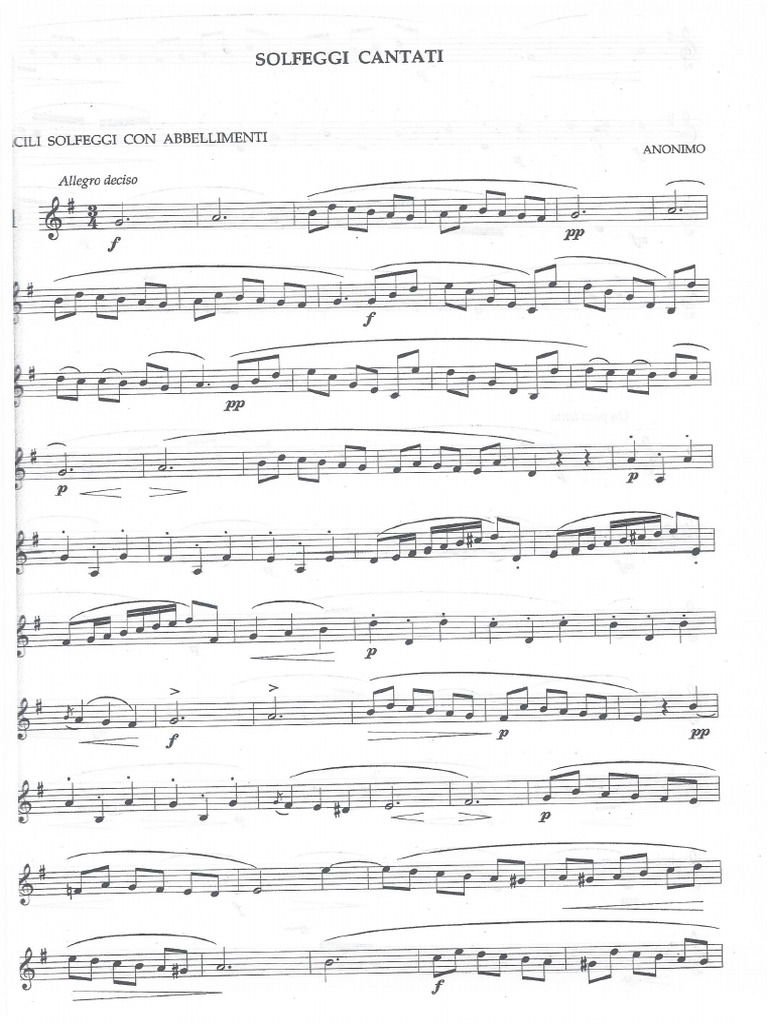 Solfeggi Parlati e Cantati – 2° Corso - Sistema Musica Arnesano