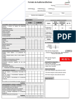 Formato de Auditoria Efectiva Oficial Pemex Con Formulas