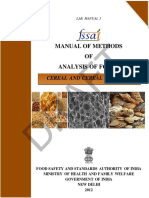 Cereals and Cereal Products Manual of Methods