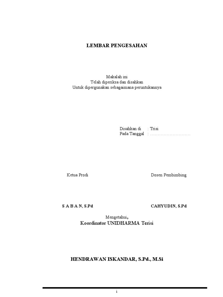 Kata Pengantar Makalah Fisika