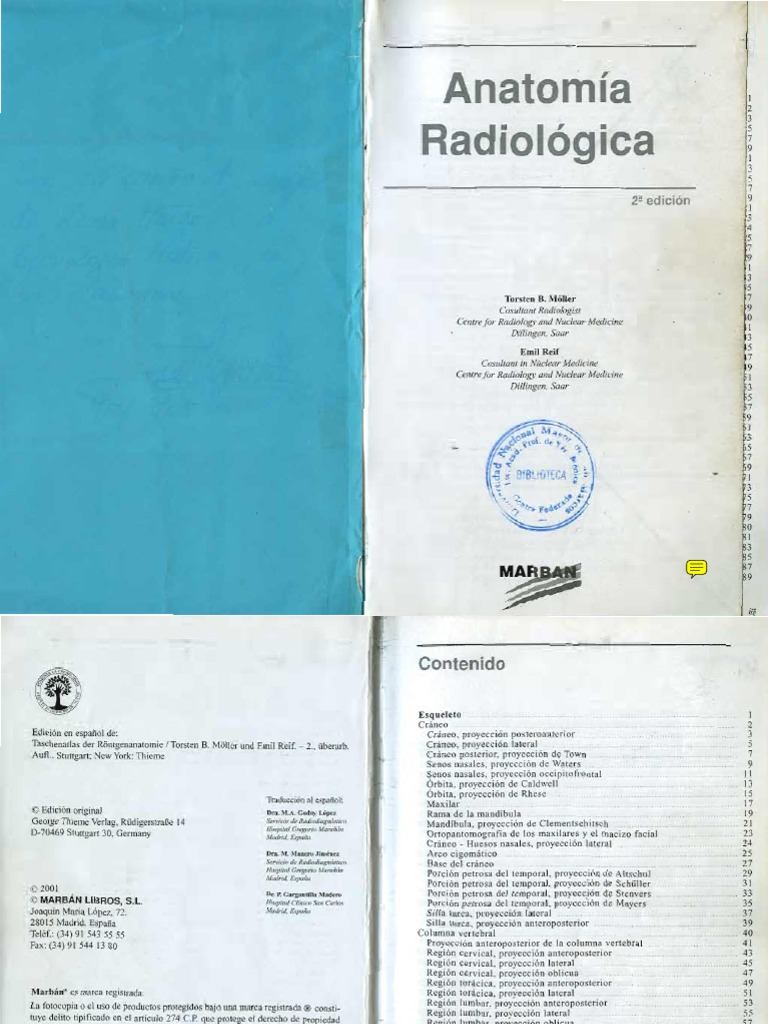 Anatomia Radiologica PDF | PDF
