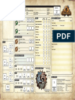 Serinna Bloodtide: Iron Kingdoms Roleplaying Game Character Sheet