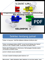 Pengembangan Ilmu, Ontologi, Epistemologi