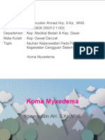 Askep Koma Myxedema