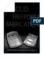 Artigo - Solid Freeform Fabrication (SFF) - Spectrum 1999