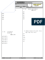 Examen Trimestral de Algebra 1° Grado