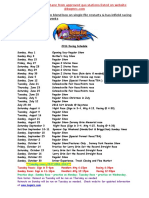 KSQMRC Schedule 2016