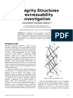 Tensegrity Structures Prestressability Sultan, Skelton 2001