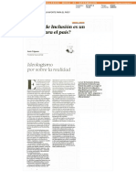 La Ley de Inclusion Es Un Aporte para El Pais (Fidae) Por Jesus Triguero