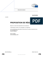 Résolution Du Parlement Européen Sur Les Perturbateurs Endocriniens: État Des Lieux À La Suite de L'arrêt de La Cour Du 16 Décembre 2015