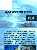 Apa Izvorul Vieții