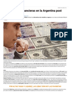 7 Inversiones Financieras en La Argentina Post Default - Infobae