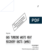 Gas Turbine WHRU - Introduction
