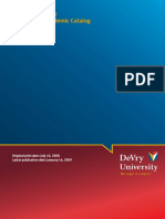 Devry - Undergraduate - Academic Catalog 2008-2009 PDF