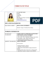 CURRICULUM VITAE - Docx - TO TRINH PDF