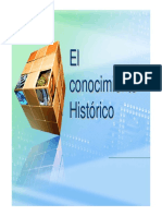 El Conocimiento Historico