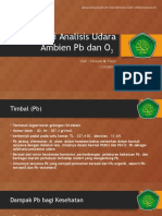 Studi Analisis Udara Ambien PB Dan O3