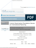 Foundation Level 1 Course 2015-1 - Interim Examination Foundation Course On I