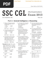 SSC CGL 2013 Solved