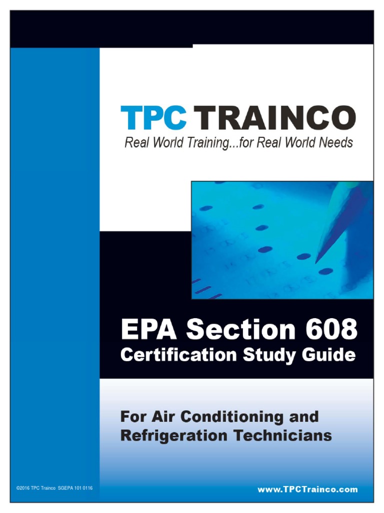 Sgepa 101 0116 Epa Study Guide TPC PDF Chlorofluorocarbon Ozone