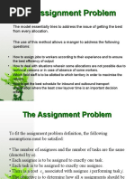 The Assignment Problem