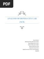 Analyze Honda City Car Jack