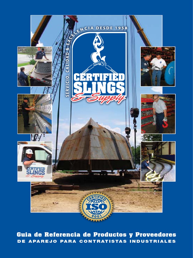 Certified Slings Catalogo Grúa (máquina) Cuerda