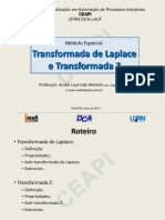 CEAPI - Transformada de Laplace e Z - Prof. Maitelli