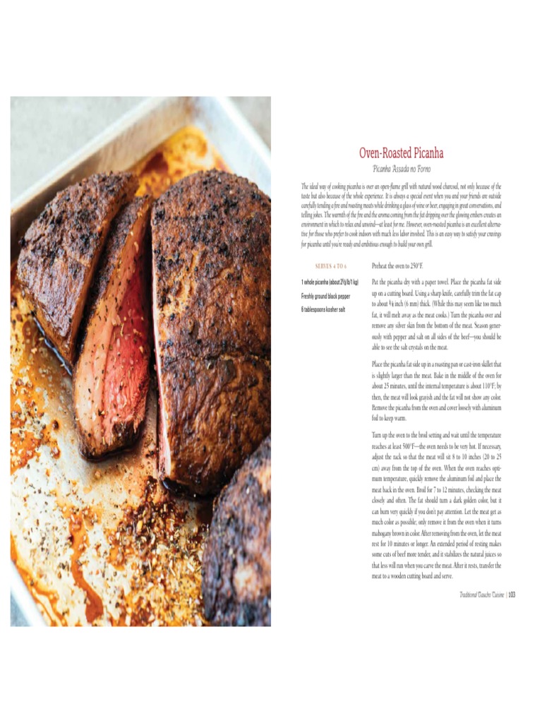 Oven Roasted Picanha Recipe Roasting Grilling