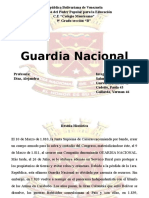 Guardia Nacional Venezuela historia funciones