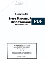 Study Material For Alto Trombone 1 (Sluchin)