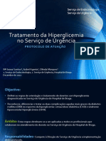 Tratamento Da Hiperglicemia No Serviço de Urgência