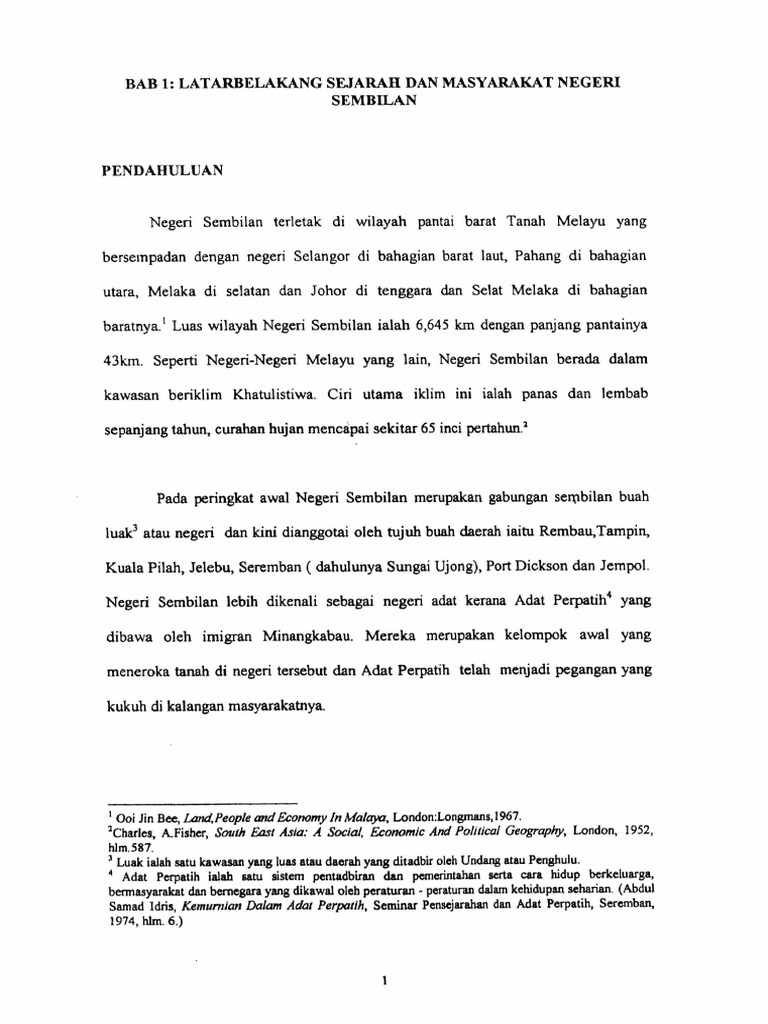 Latarbelakang Dan Sejarah Negeri Sembilan Pdf