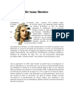 Investigación Sir Isaac Newton