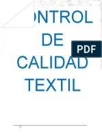 Control de Calidad en El Tejido de Punto