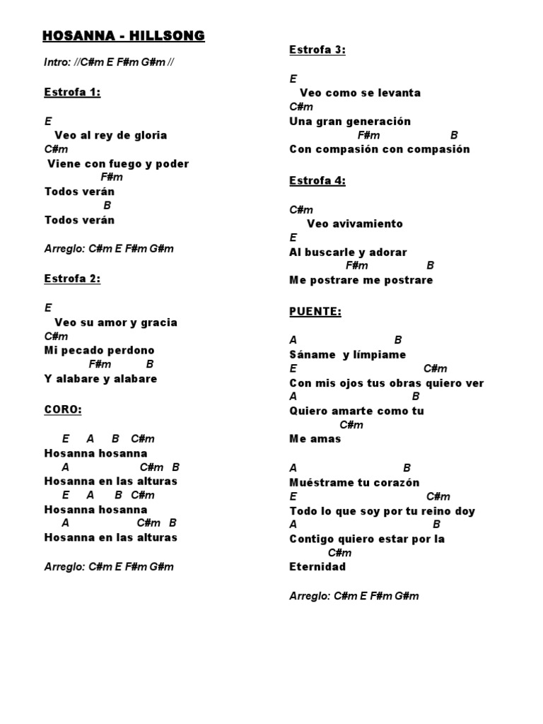 Là Dans Le Feu Hillsong Accords Pdf