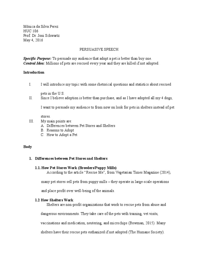 Speech on adopting pets is the best choice picture