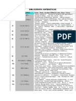 Bibliografía Matemática